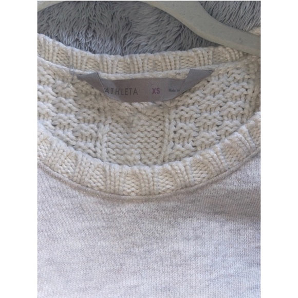 Athleta | Madeira Chunky Cable Knit Wool Blend Sweater - Picture 6 of 11